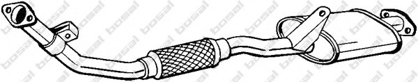 BOSAL 278-831 Front Silencer